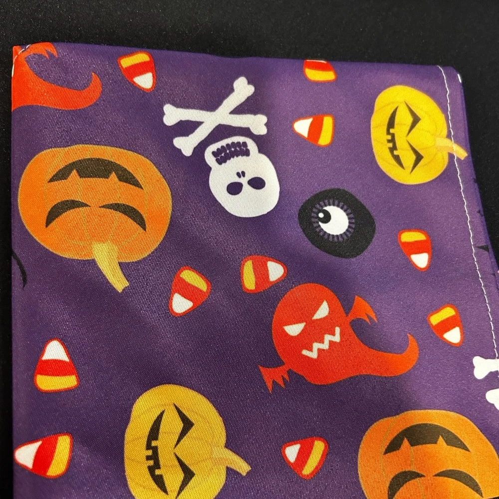 Colorful Halloween Themed dog bandanas
